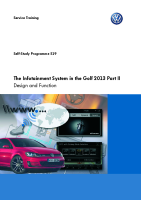 VW - SSP 519 The Infotainment System in the Golf 2013 Part 2 